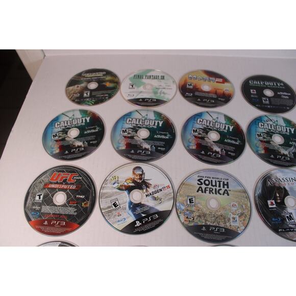 20 game disc bundle/lot: Sony Playstation 3, PS3 game discs (A2)